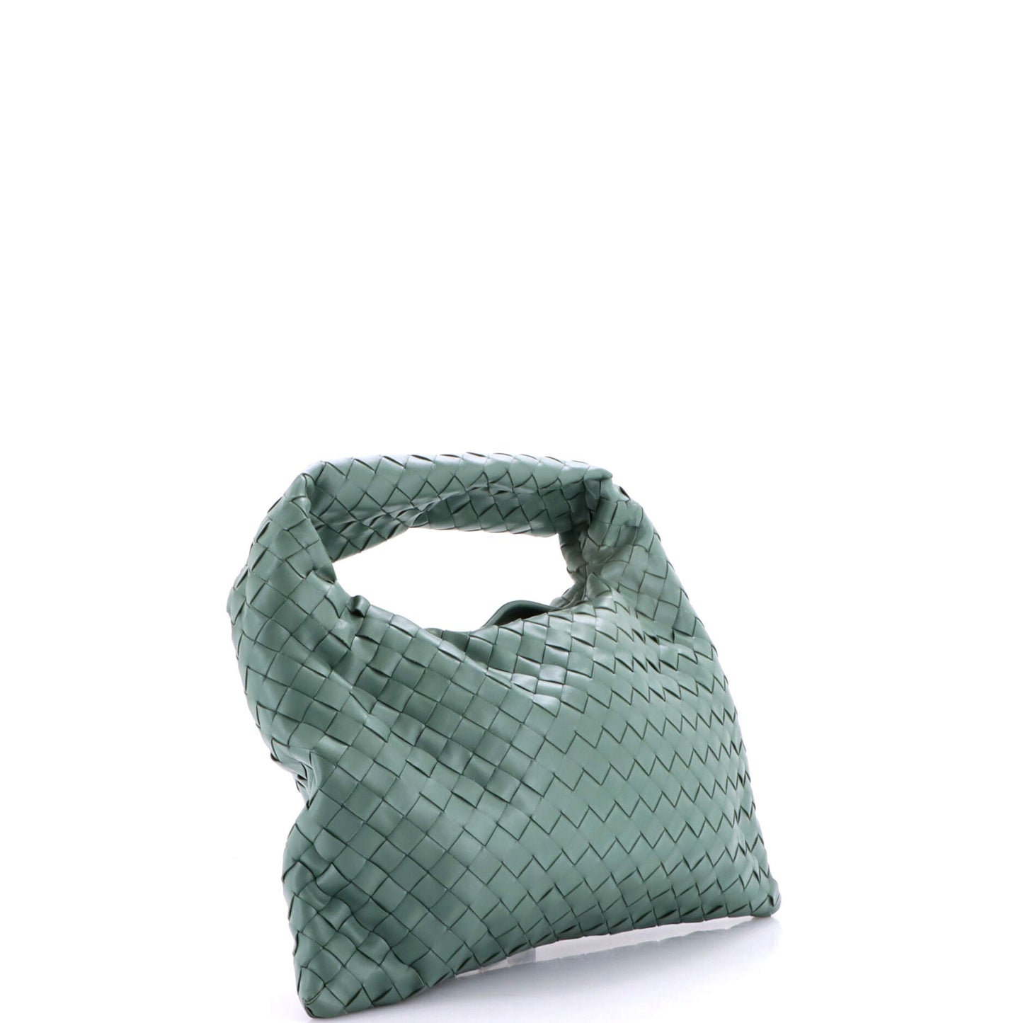 Bottega Veneta Hop Hobo Small Intrecciato Leather Bag