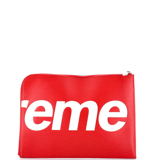 Louis Vuitton Pochette Jour Limited Edition Supreme Epi Leather GM