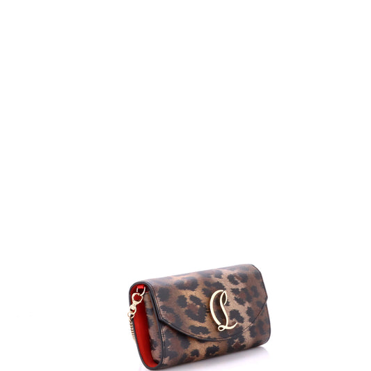 Christian Louboutin Rubi 54 Chain Clutch in Printed Leather