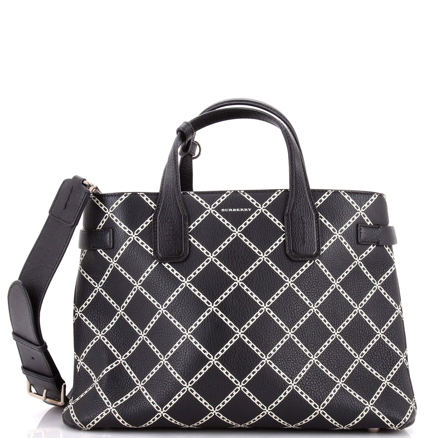 Burberry Banner NM Tote Bag in Printed Leather, Medium