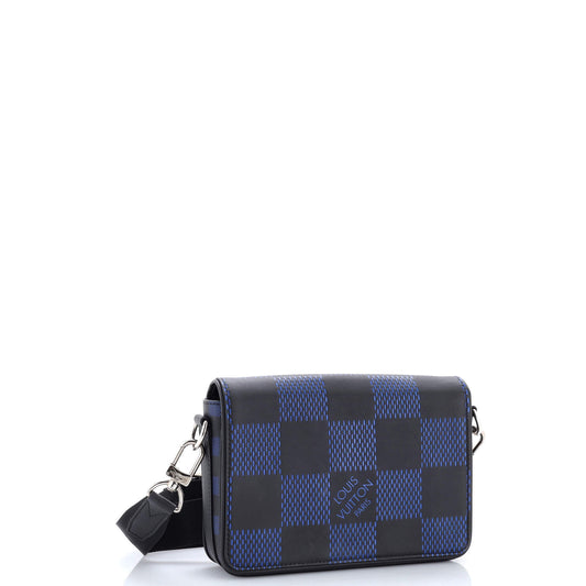 Louis Vuitton Studio Messenger Bag in Damier Infini 3D Leather