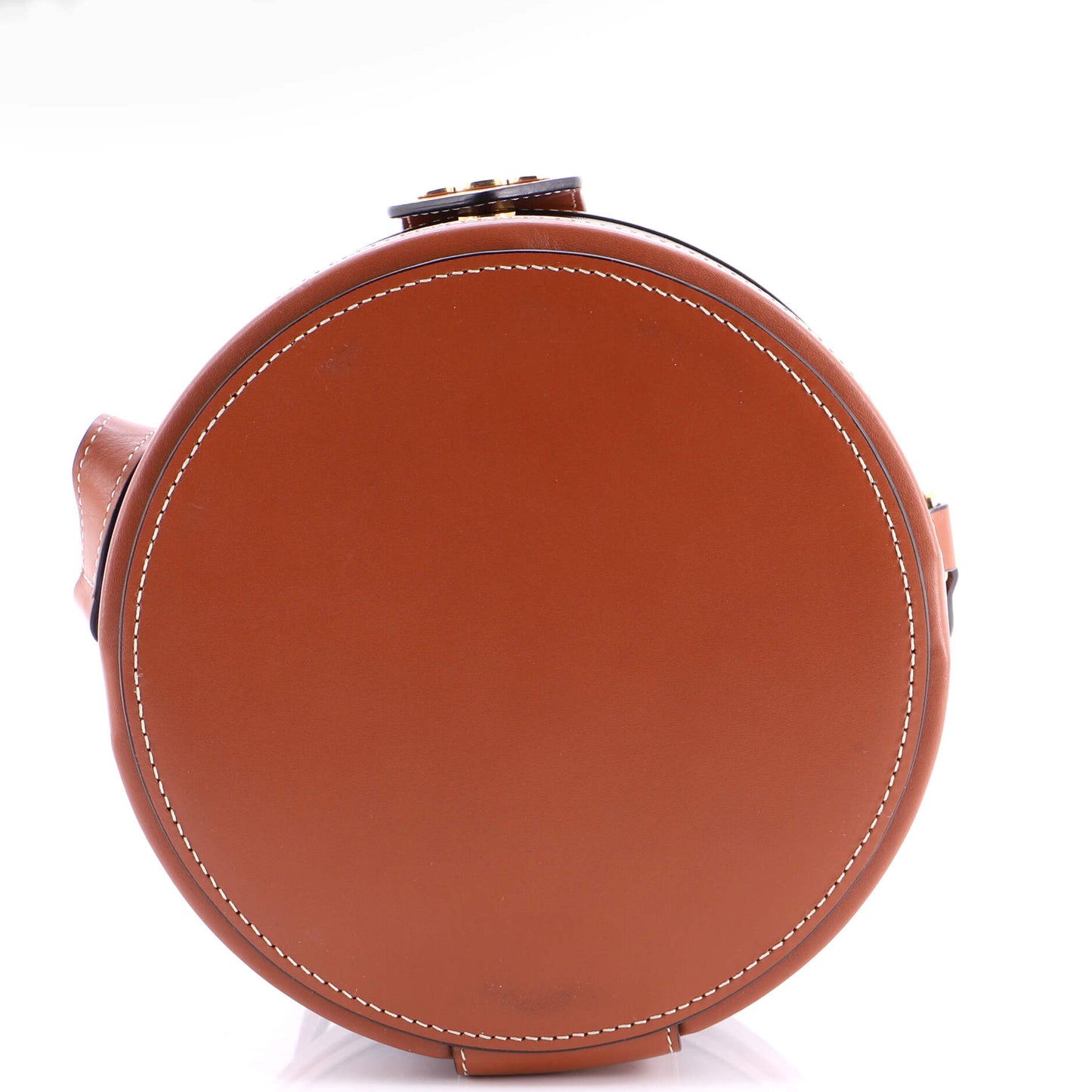 Celine Tambour Bag Triomphe Coated Canvas Medium