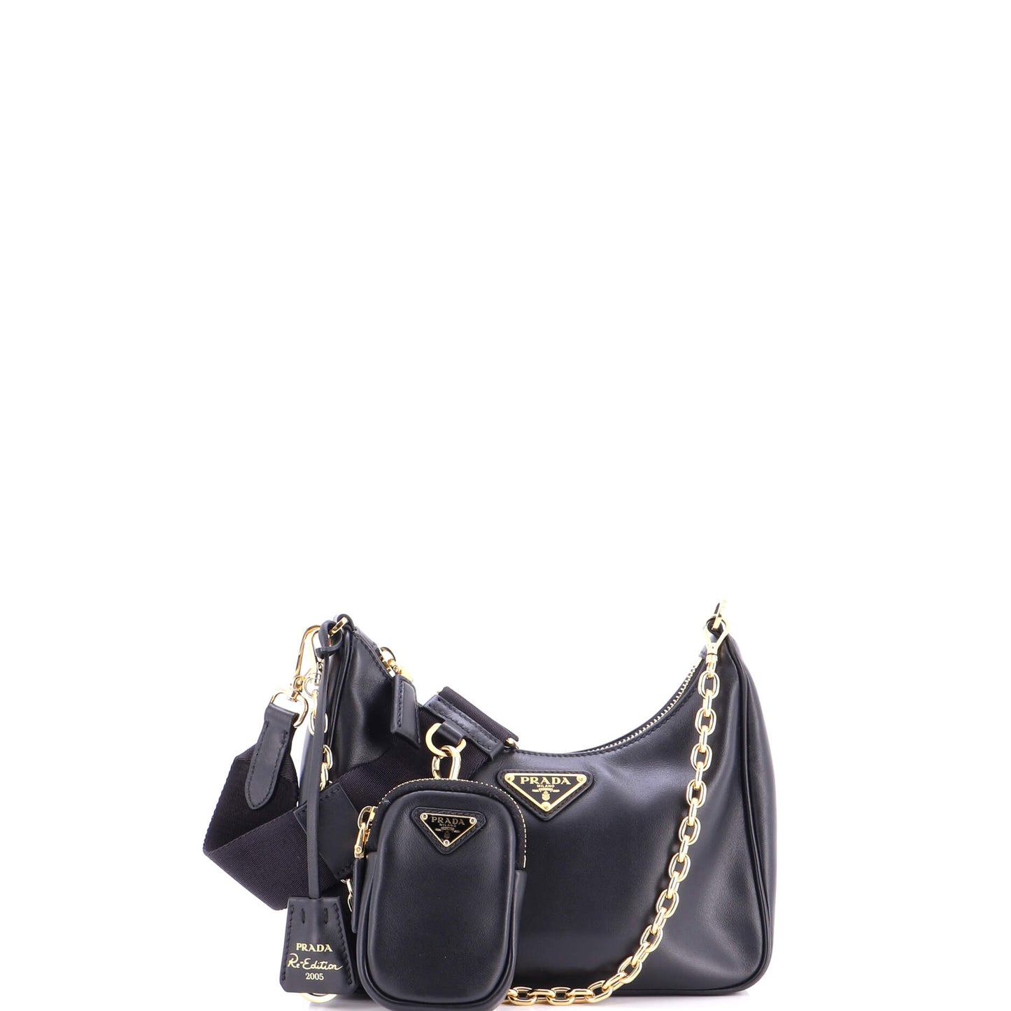 Prada Re-Edition 2005 Small Nappa Leather Shoulder Bag