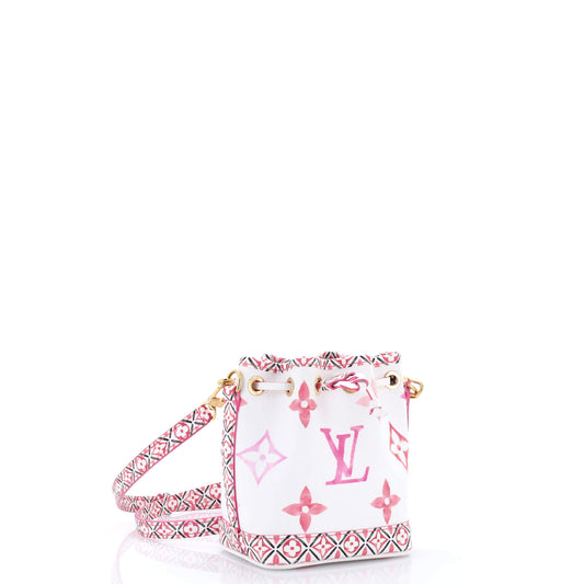 Louis Vuitton Noe NM Handbag by the Pool Monogram Watercolor Giant Nano