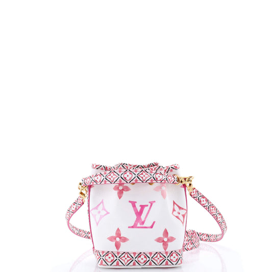 Louis Vuitton Noe NM Handbag by the Pool Monogram Watercolor Giant Nano