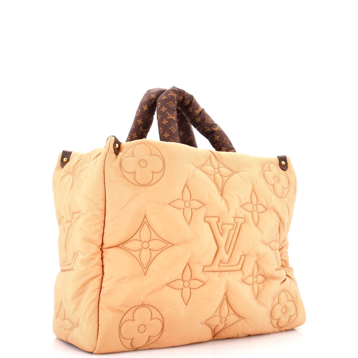 Louis Vuitton Pillow-on-the-Go Tote Bag in Monogram Quilted Econyl Nylon, GM
