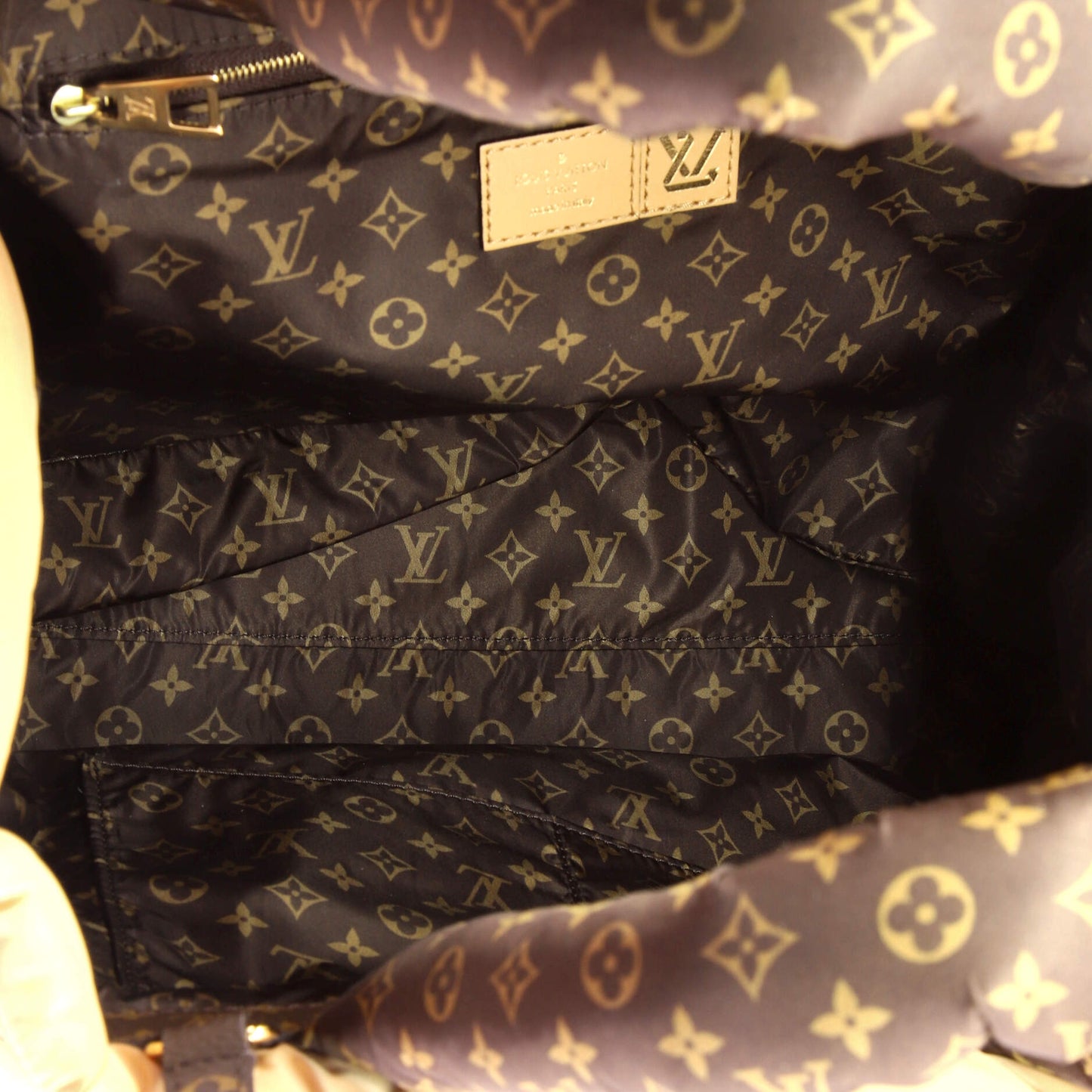Louis Vuitton Pillow-on-the-Go Tote Bag in Monogram Quilted Econyl Nylon, GM
