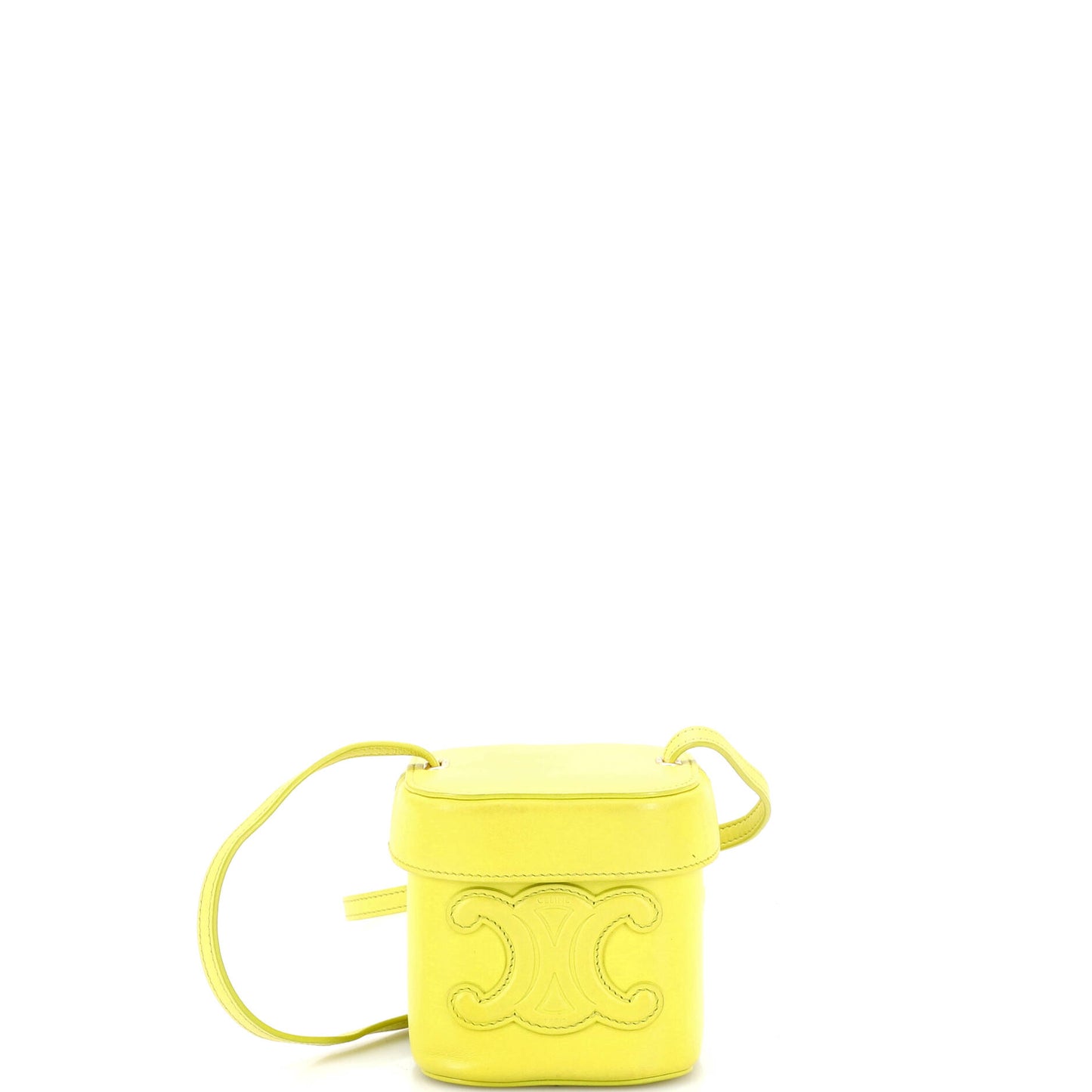 Celine Cuir Triomphe Small Leather Box Bag