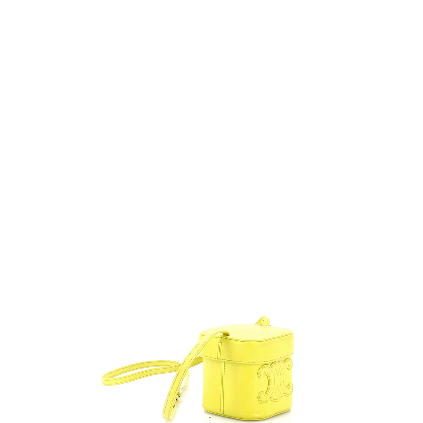 Celine Cuir Triomphe Small Leather Box Bag