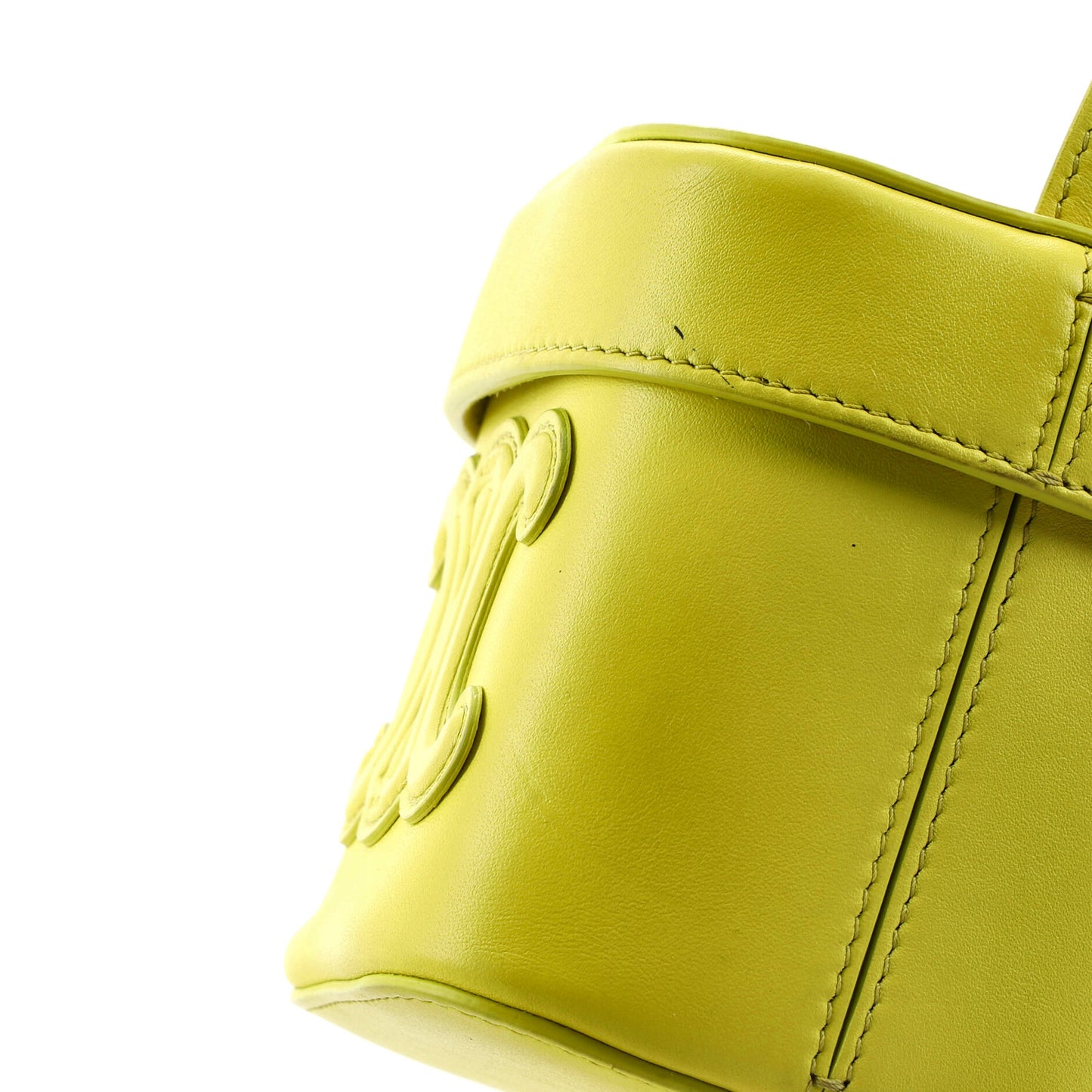 Celine Cuir Triomphe Small Leather Box Bag