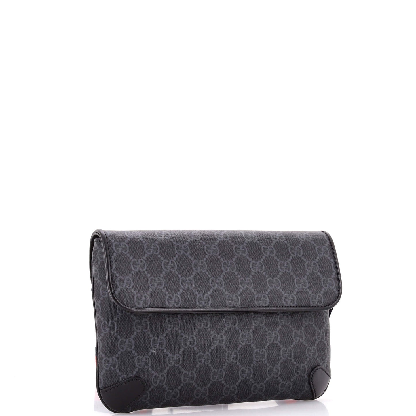 Gucci Web Flap Belt Bag in GG Coated Canvas
