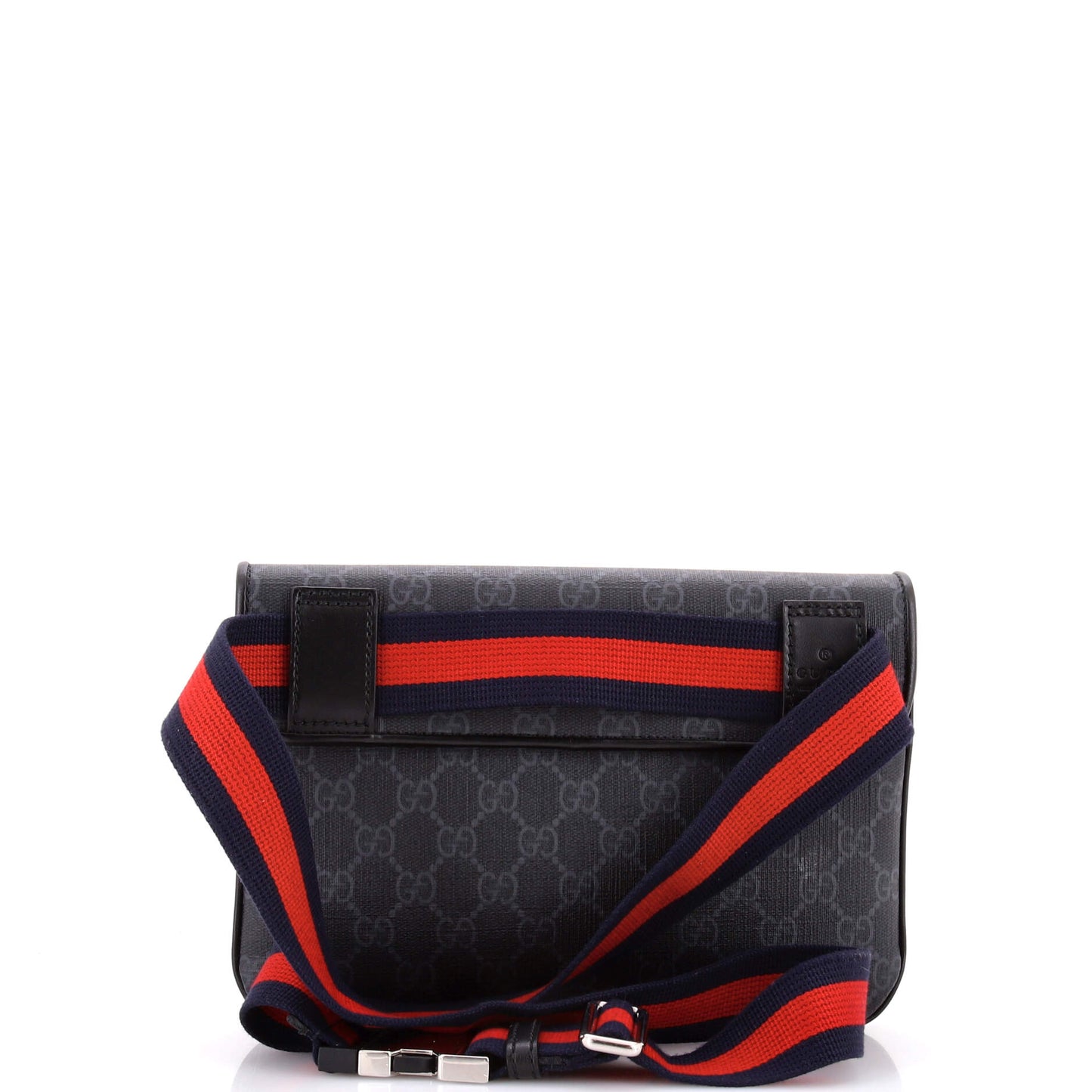 Gucci Web Flap Belt Bag in GG Coated Canvas