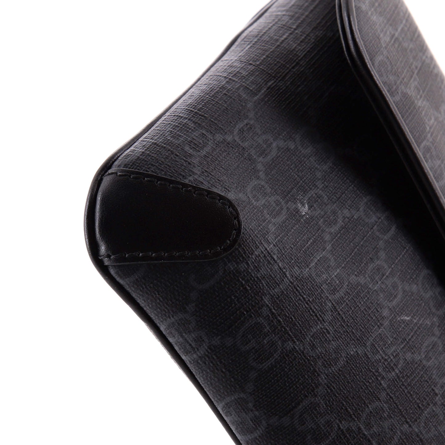Gucci Web Flap Belt Bag in GG Coated Canvas