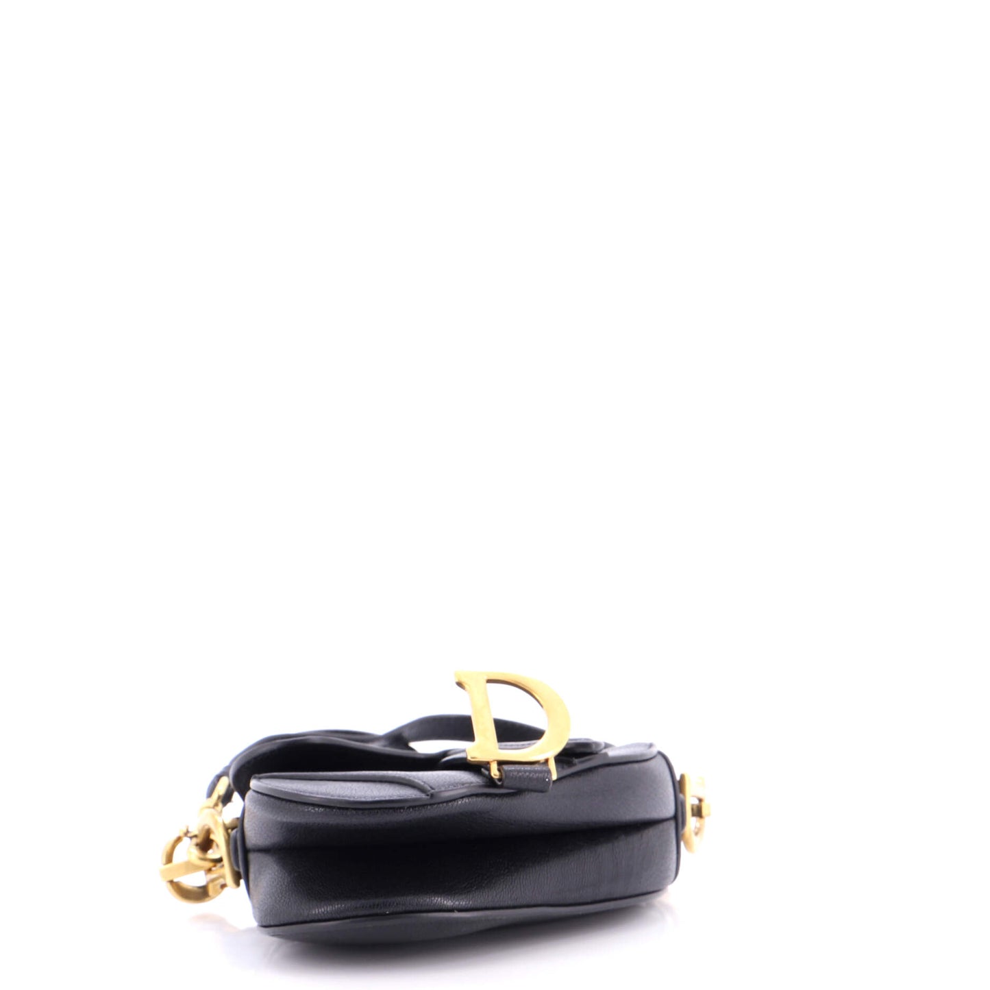 Christian Dior Saddle Handbag with Strap, Leather, Micro