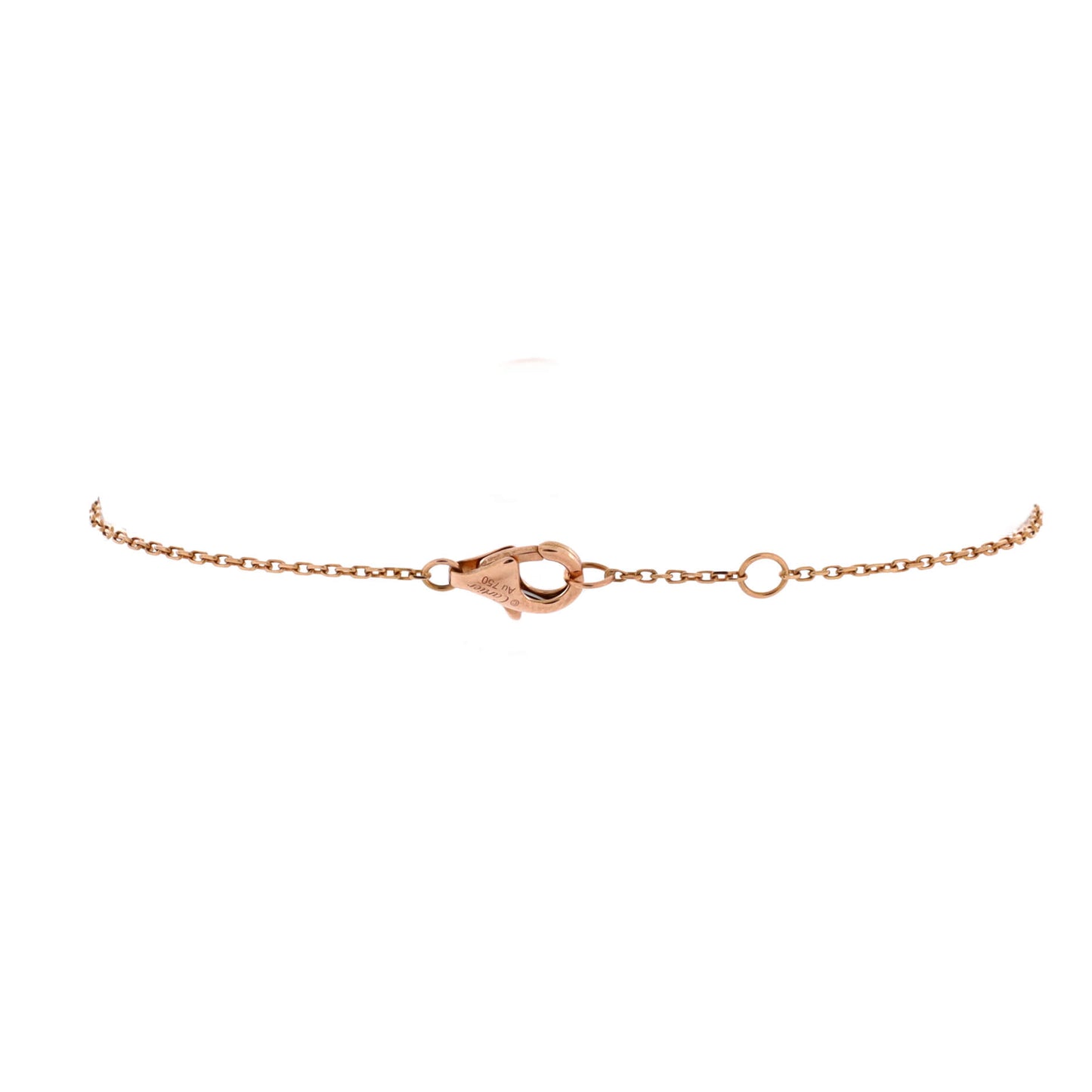 Cartier Amulette de Cartier Bracelet, 18K Rose Gold, Diamond and Pink Opal, XS