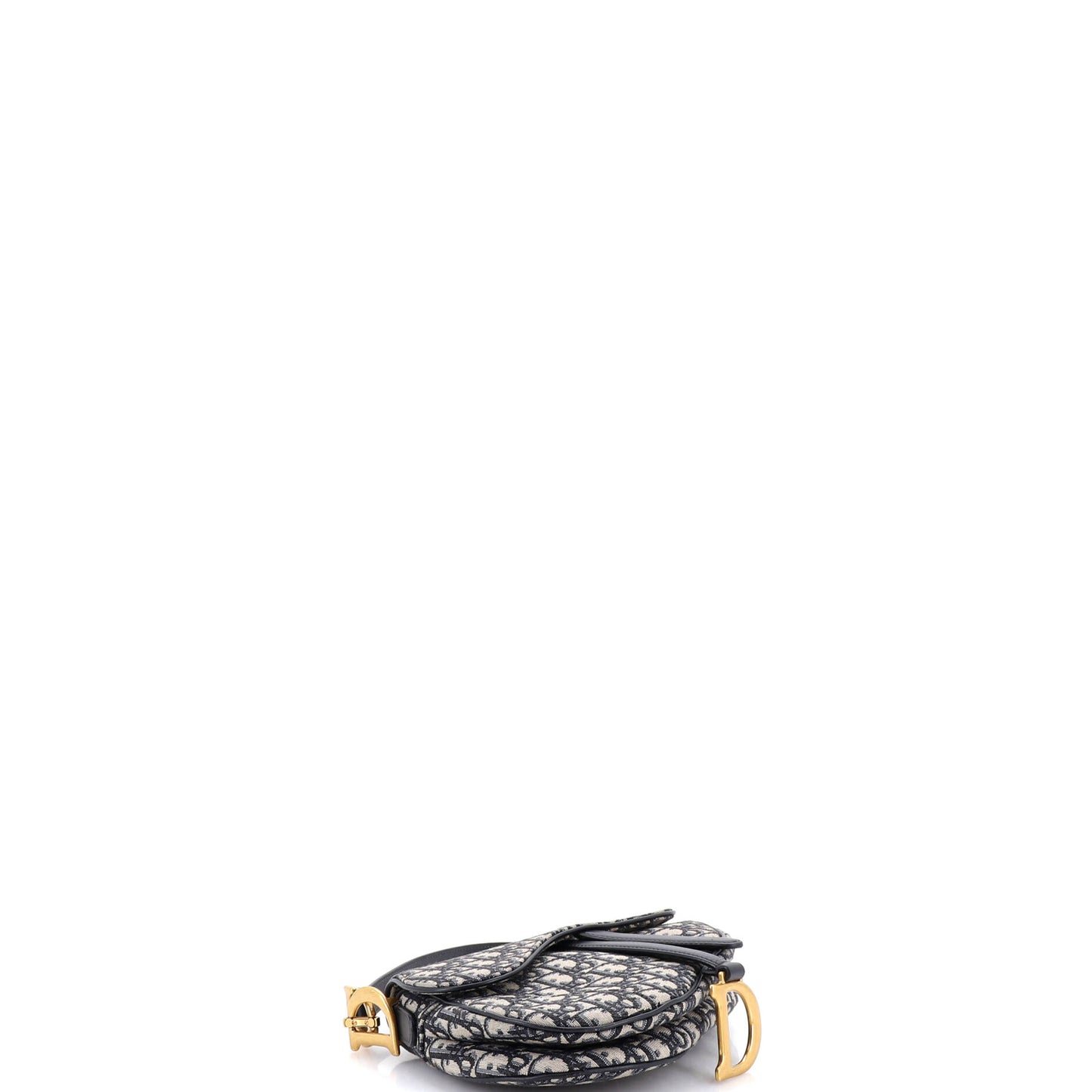 Christian Dior Saddle Handbag, Oblique Canvas, Medium
