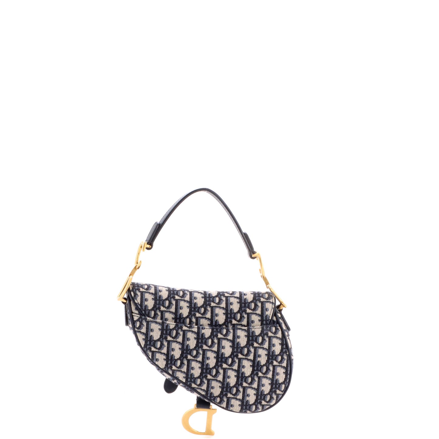 Christian Dior Saddle Handbag Oblique Canvas Mini