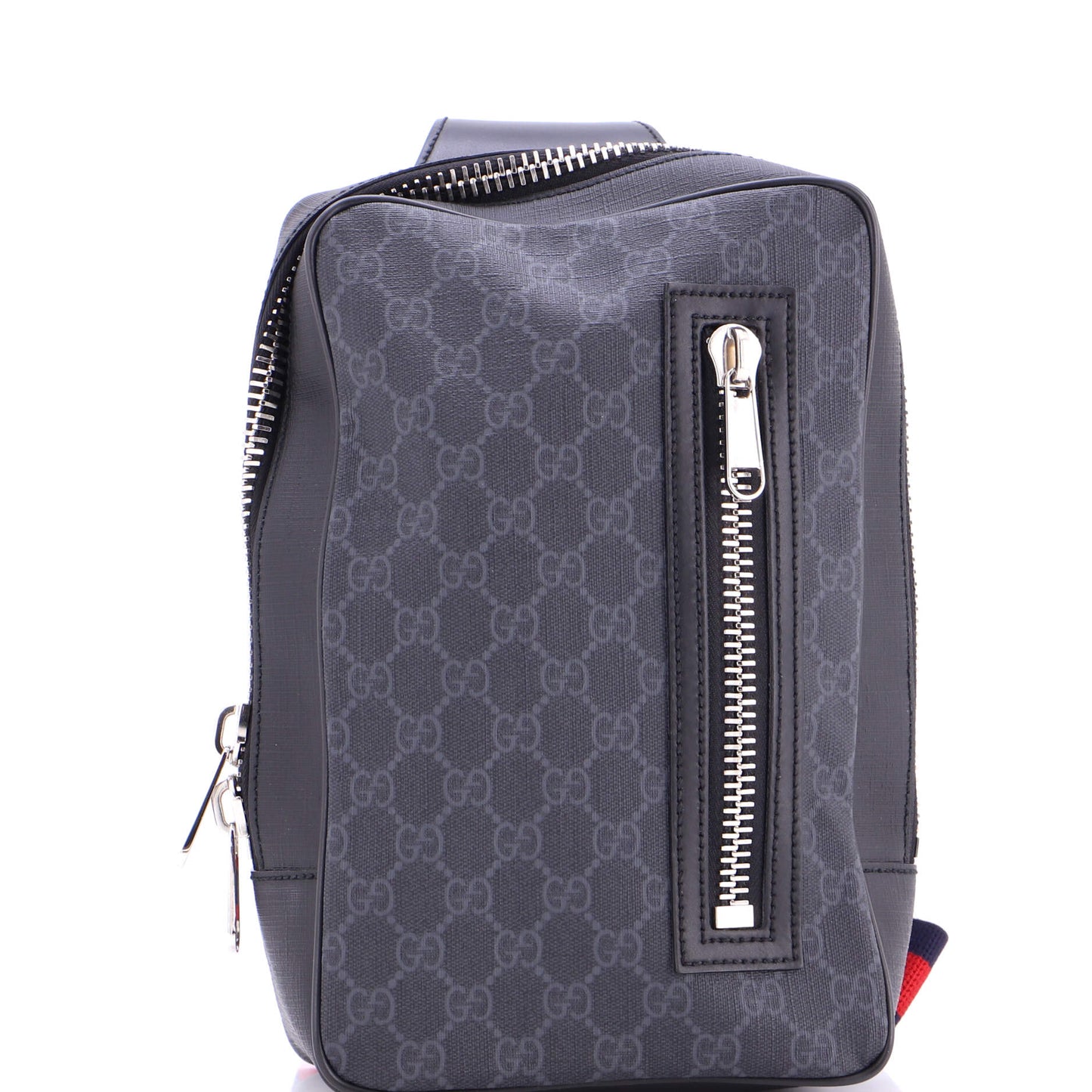 Gucci Soft Zip Sling Bag in GG Coated Canvas, Small