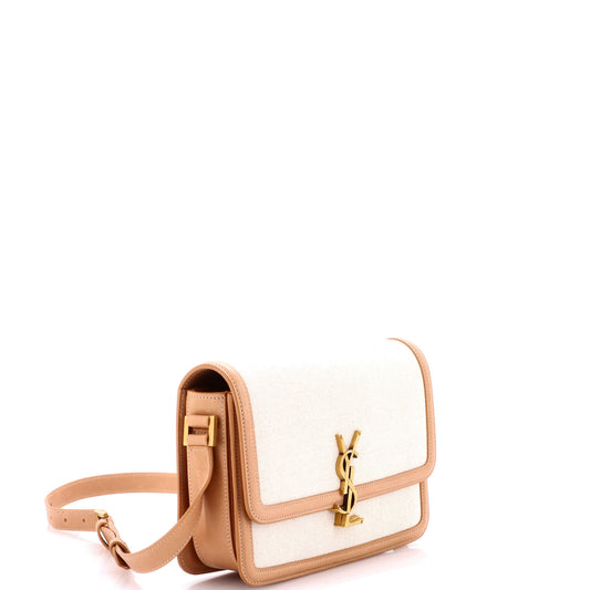 Saint Laurent Solferino Medium Canvas Bag