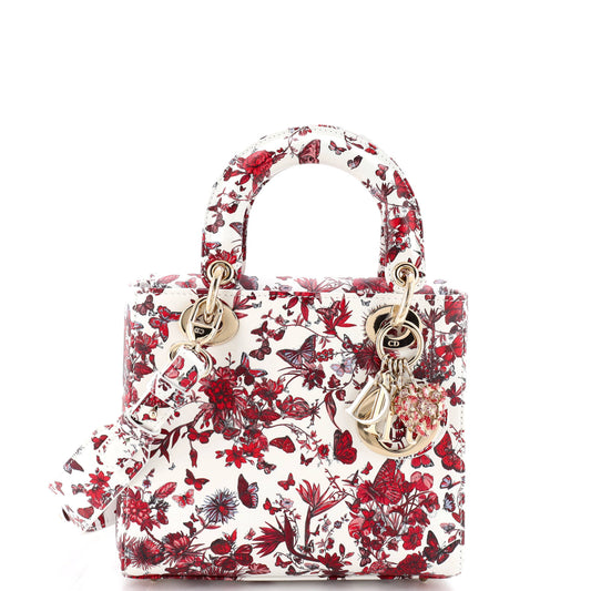 Christian Dior My ABC Dior Lady Dior Bag in Printed Leather, Small
