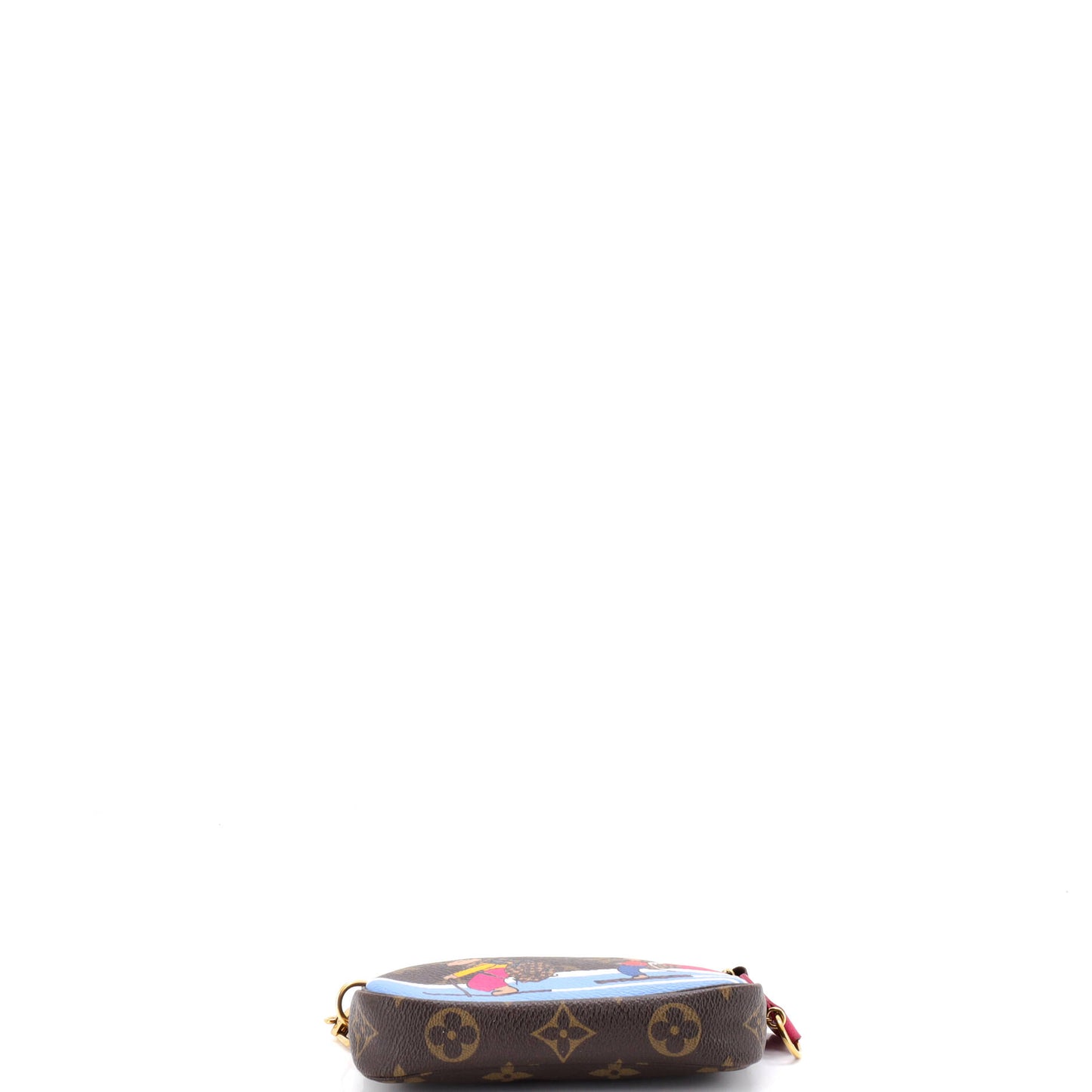 Louis Vuitton Pochette Accessoires Limited Edition Christmas Animation Monogram Canvas Mini