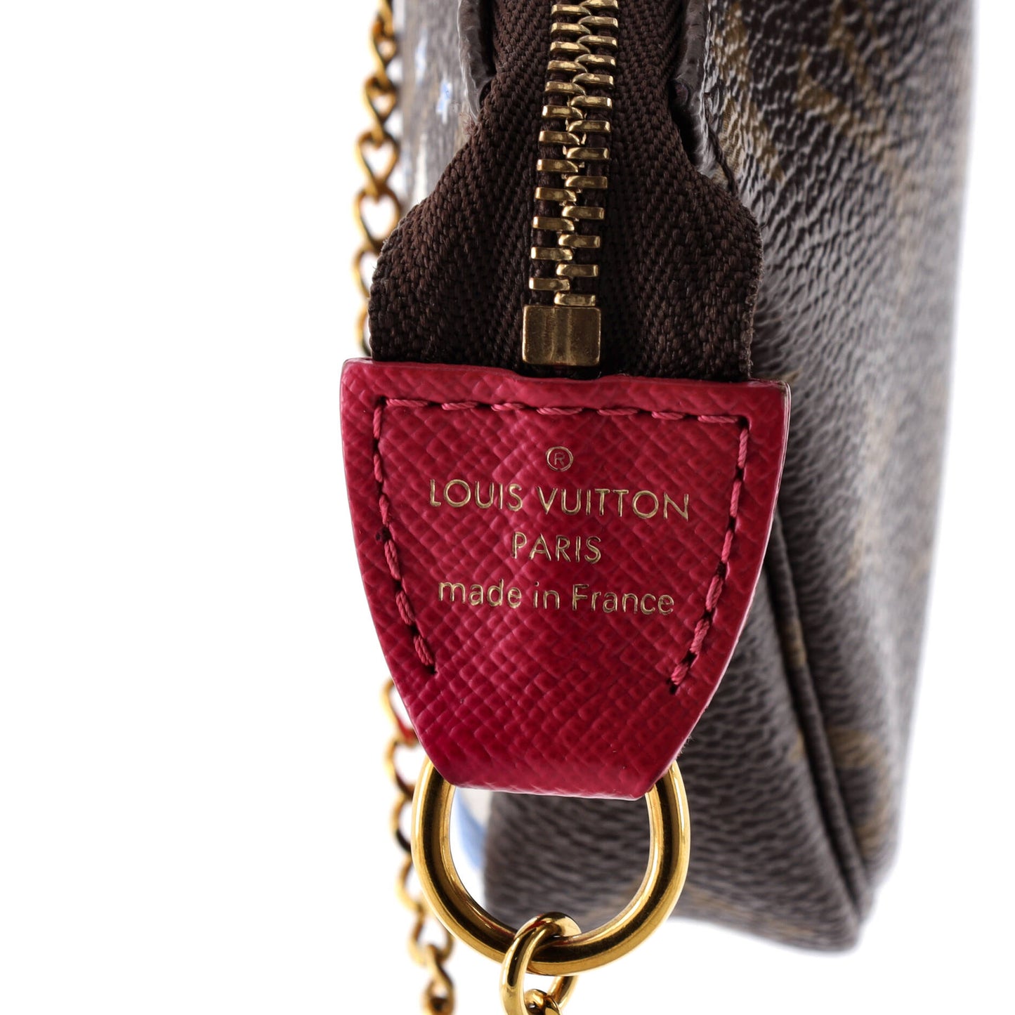 Louis Vuitton Pochette Accessoires Limited Edition Christmas Animation Monogram Canvas Mini