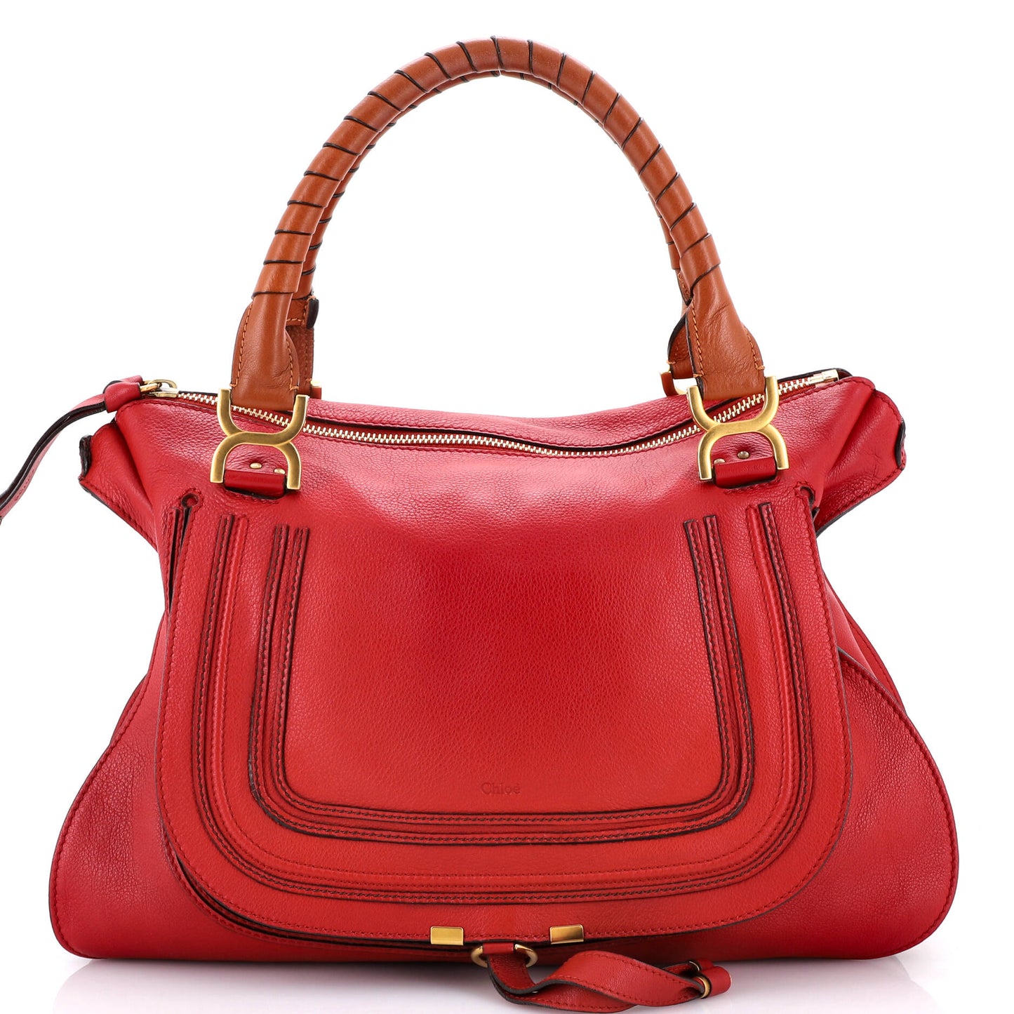 Chloe Marcie Large Leather Shoulder Bag