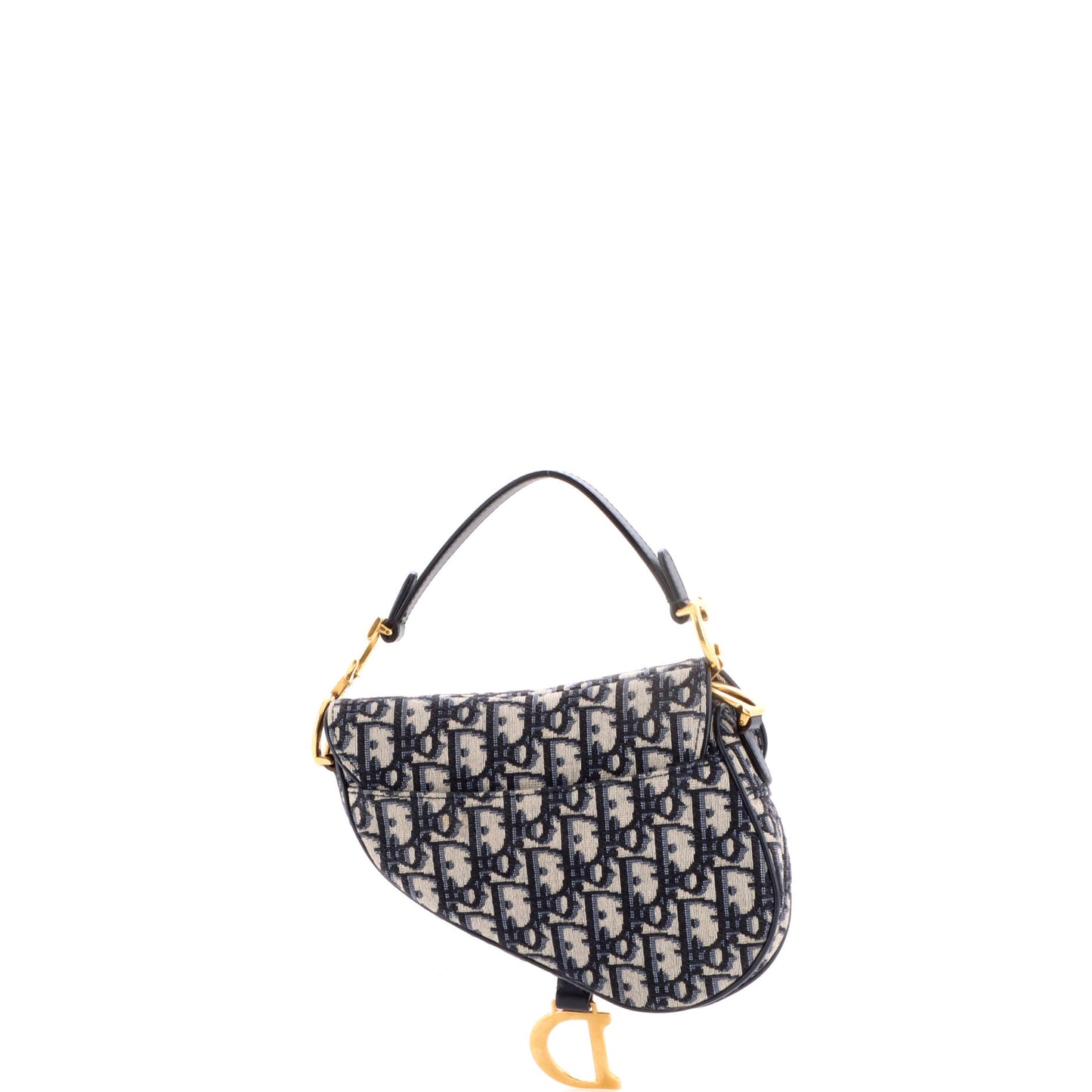 Christian Dior Saddle Handbag Oblique Canvas Mini