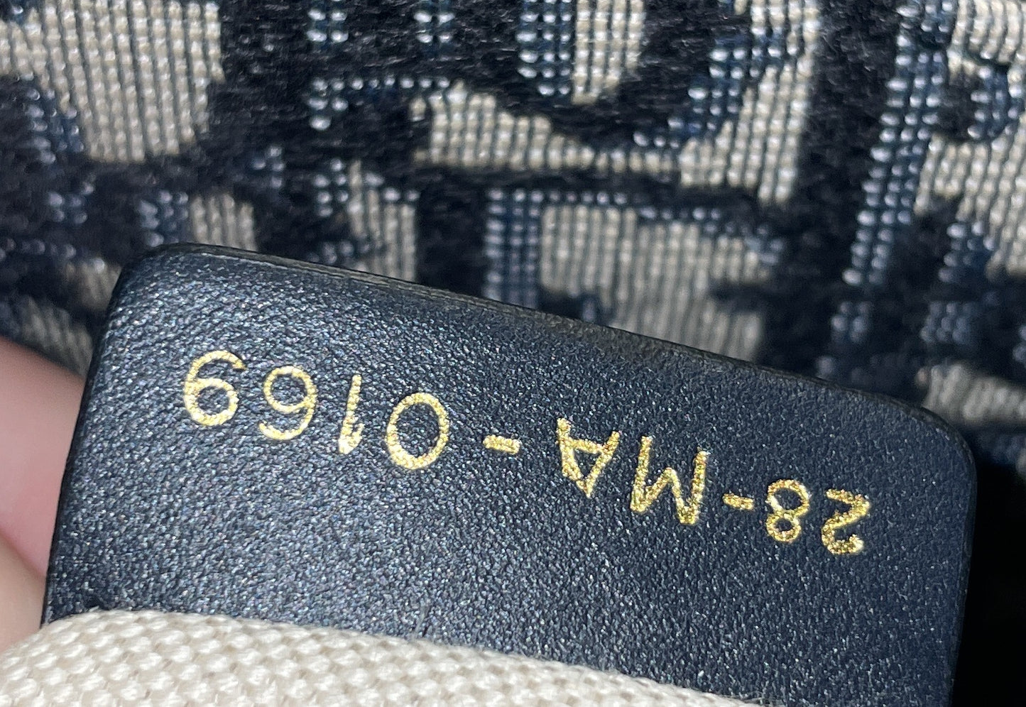 Christian Dior Saddle Handbag Oblique Canvas Mini
