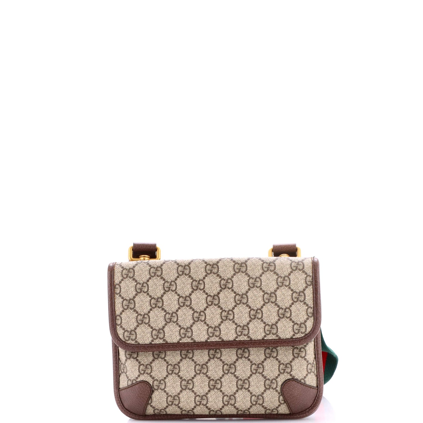 Gucci Neo Vintage Flap Messenger Bag in GG Coated Canvas, Small