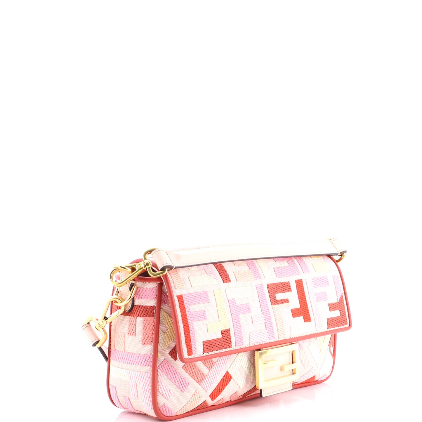 Fendi Baguette NM Medium Bag in Zucca Embroidered Canvas