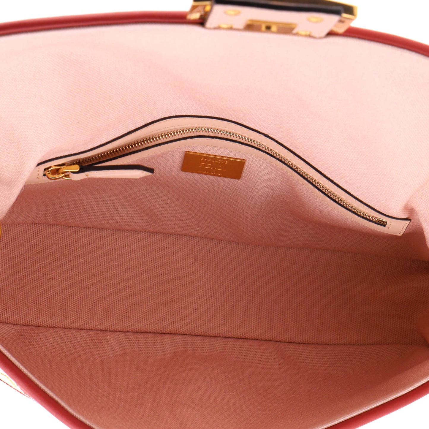 Fendi Baguette NM Medium Bag in Zucca Embroidered Canvas