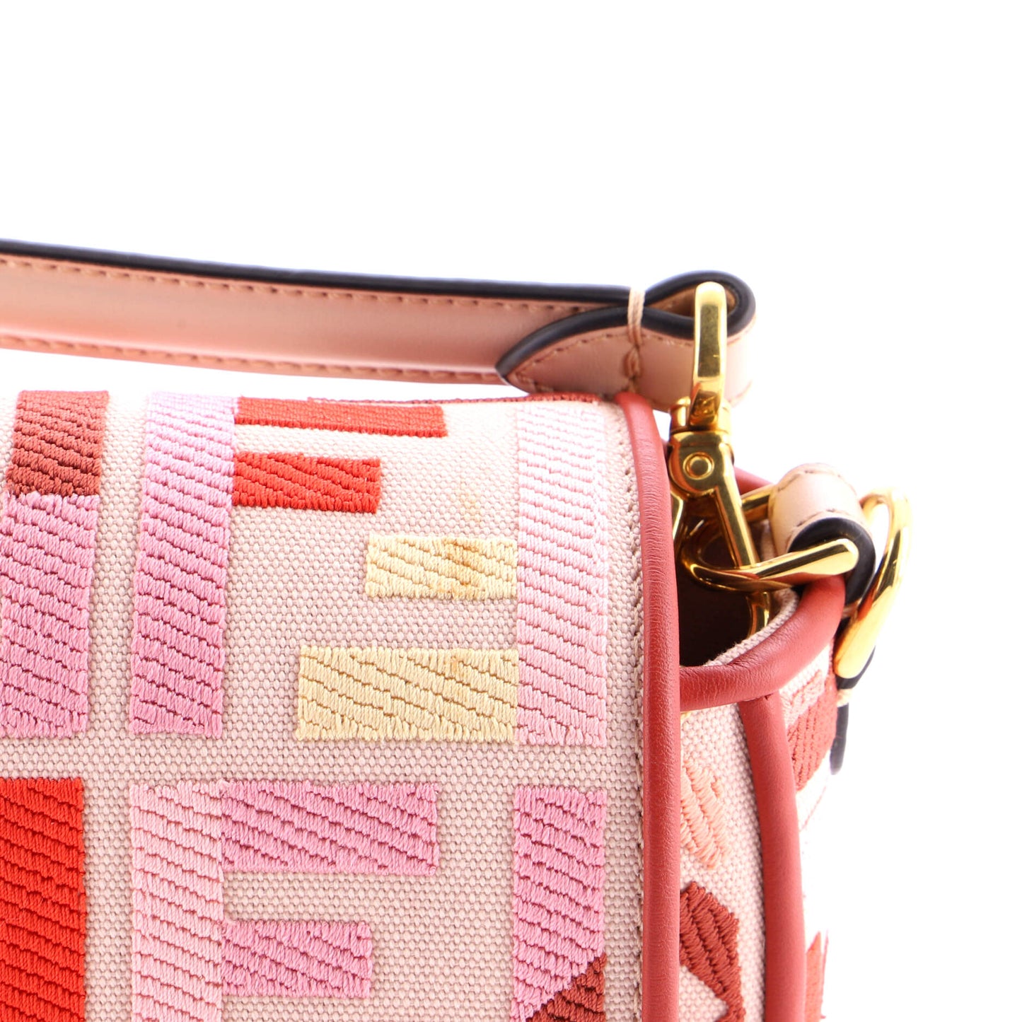 Fendi Baguette NM Medium Bag in Zucca Embroidered Canvas