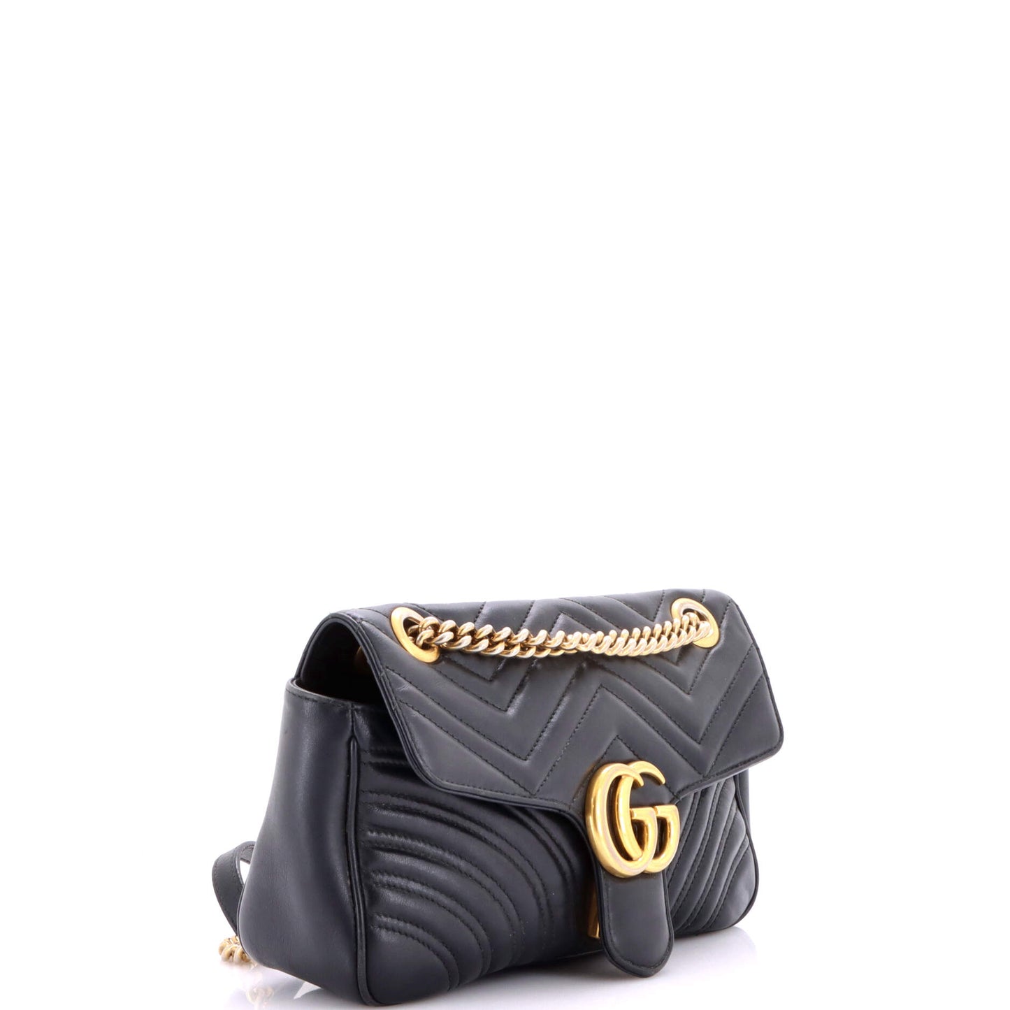 Gucci GG Marmont Medium Flap Bag in Matelasse Leather