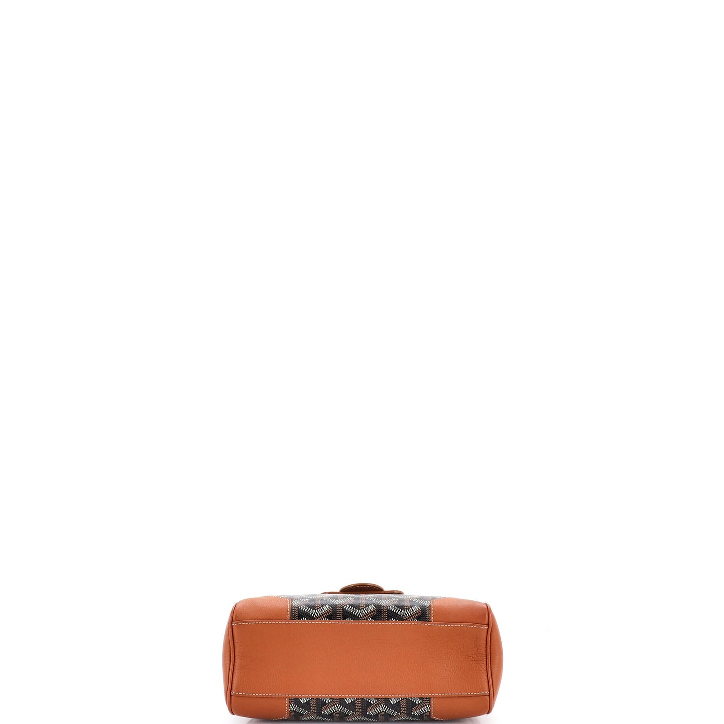 Goyard Saigon top handle bag in coated canvas and leather mini