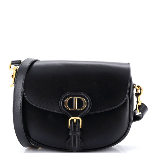 Christian Dior Bobby Flap Bag, Medium, Leather
