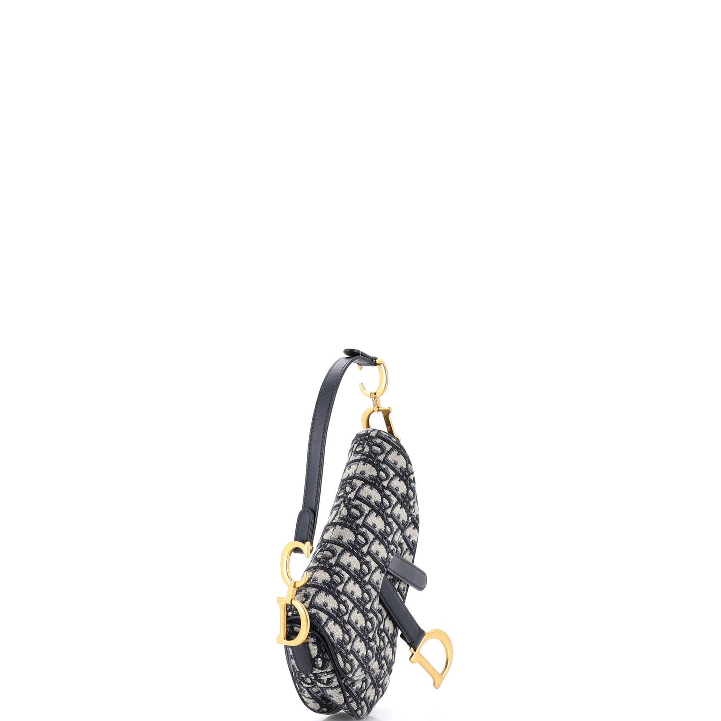Christian Dior Saddle Handbag Oblique Canvas Mini