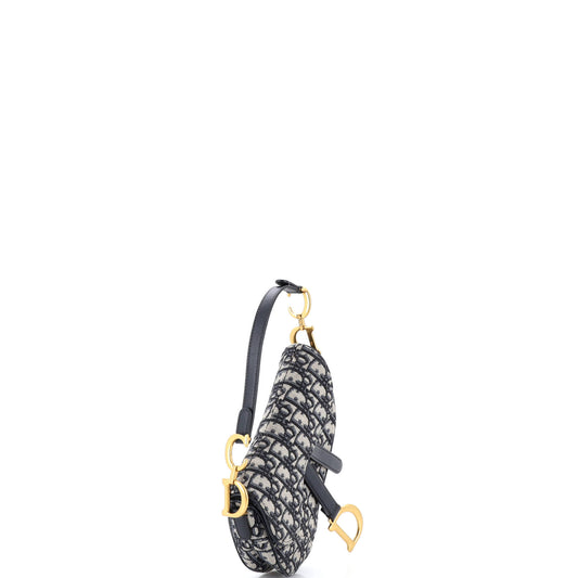 Christian Dior Saddle Handbag Oblique Canvas Mini