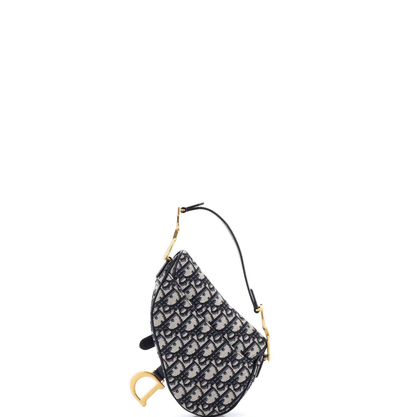 Christian Dior Saddle Handbag Oblique Canvas Mini