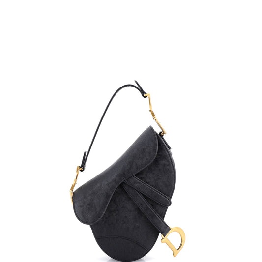 Christian Dior Saddle Leather Mini Handbag