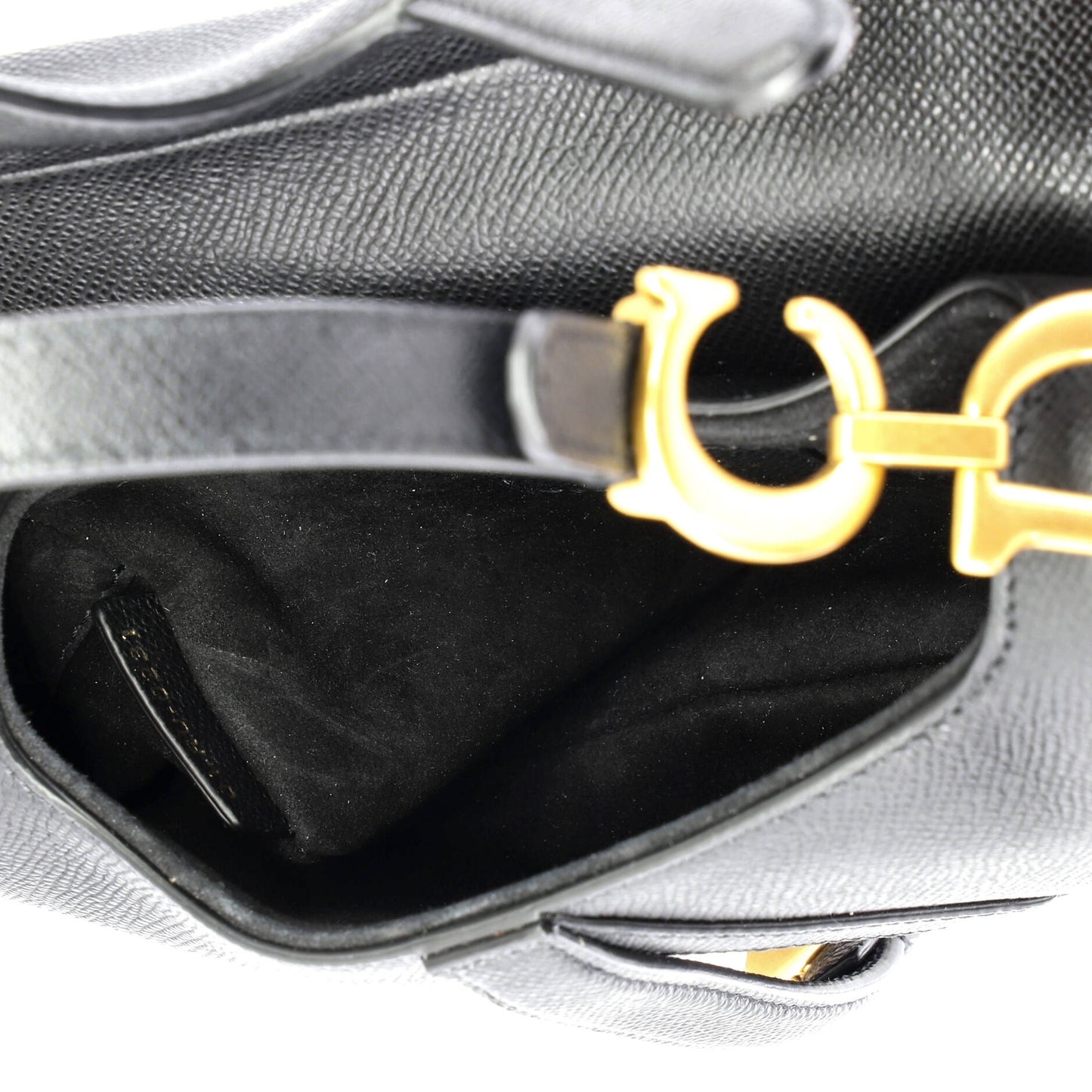 Christian Dior Saddle Leather Mini Handbag