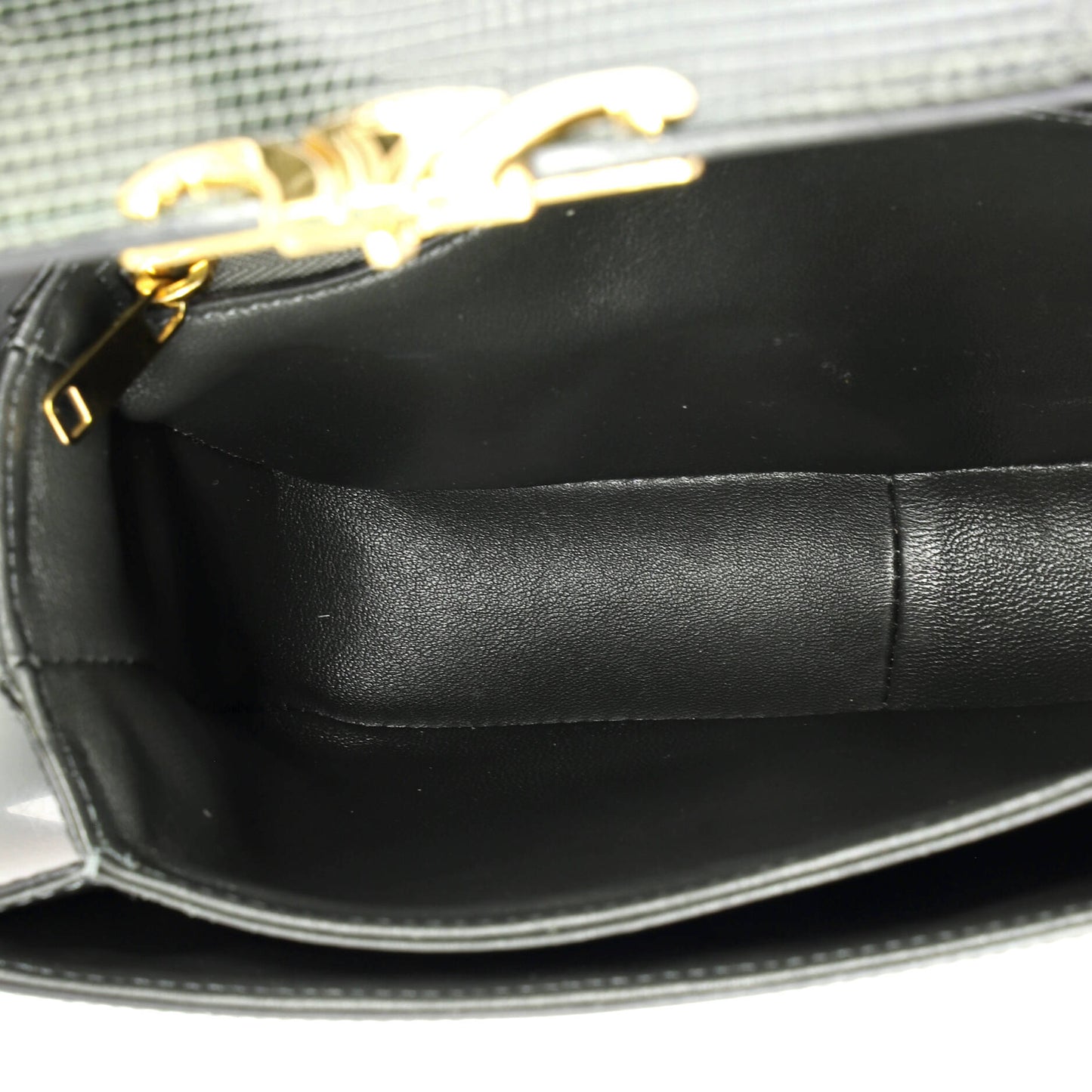 Celine Triomphe Shoulder Bag Lizard Teen