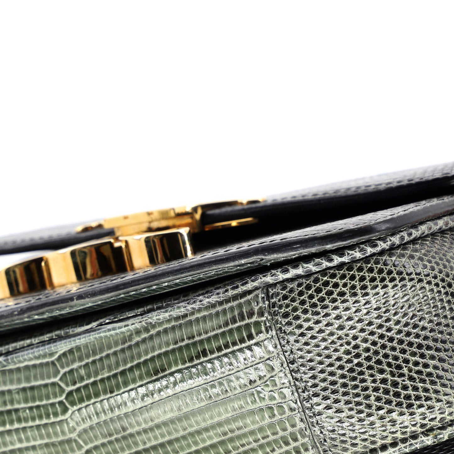 Celine Triomphe Shoulder Bag Lizard Teen