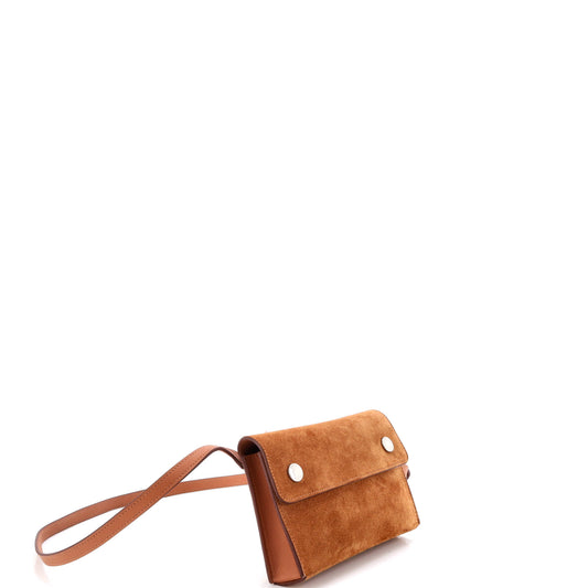 Hermès Snap Wallet Bag in Grizzly and Swift