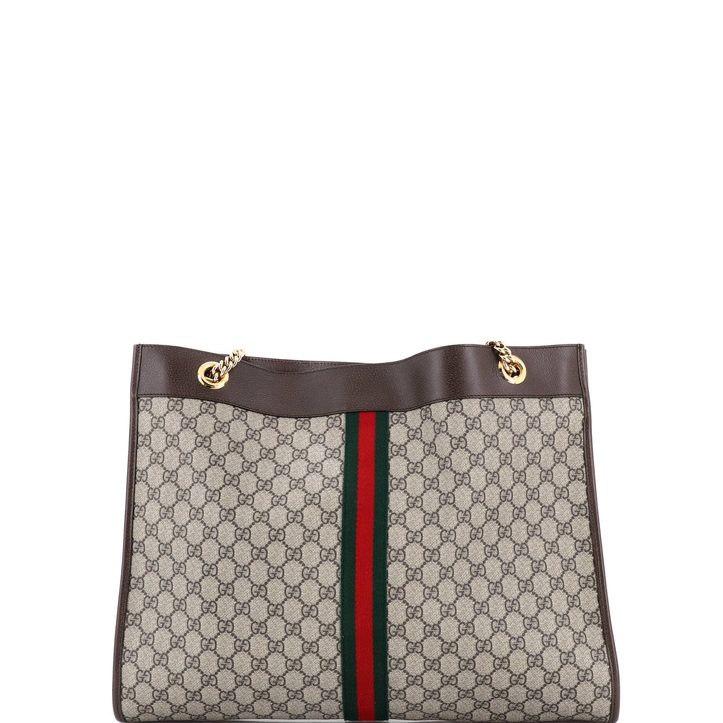 Gucci Raja Chain Tote Bag in GG Coated Canvas, Large