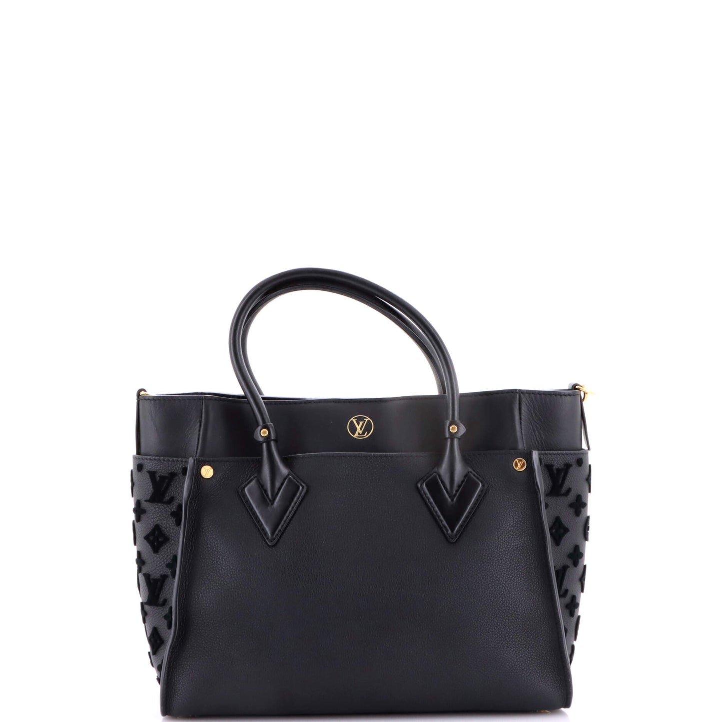 Louis Vuitton On My Side Tote Bag in Monogram Touffetage Leather, MM