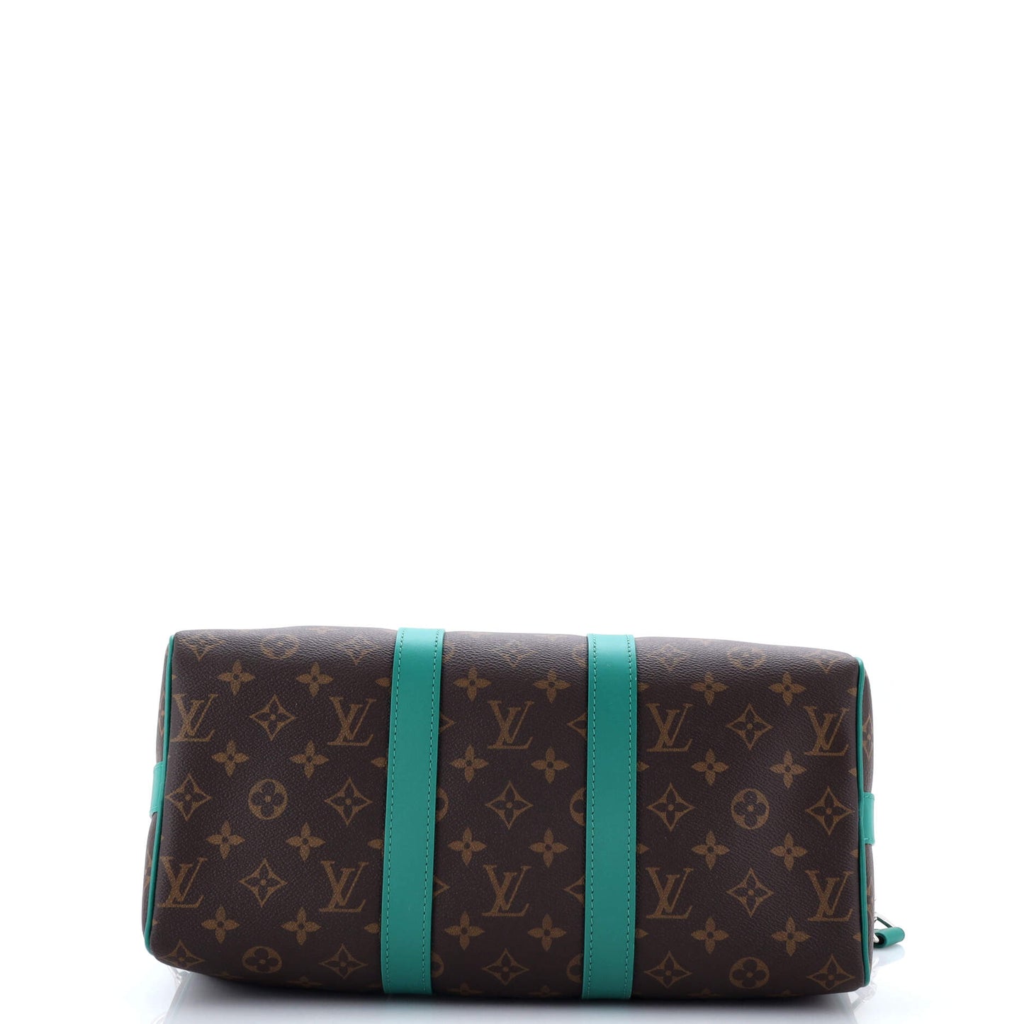 Louis Vuitton Keepall Bandouliere Bag in Macassar Monogram Canvas, Size 35