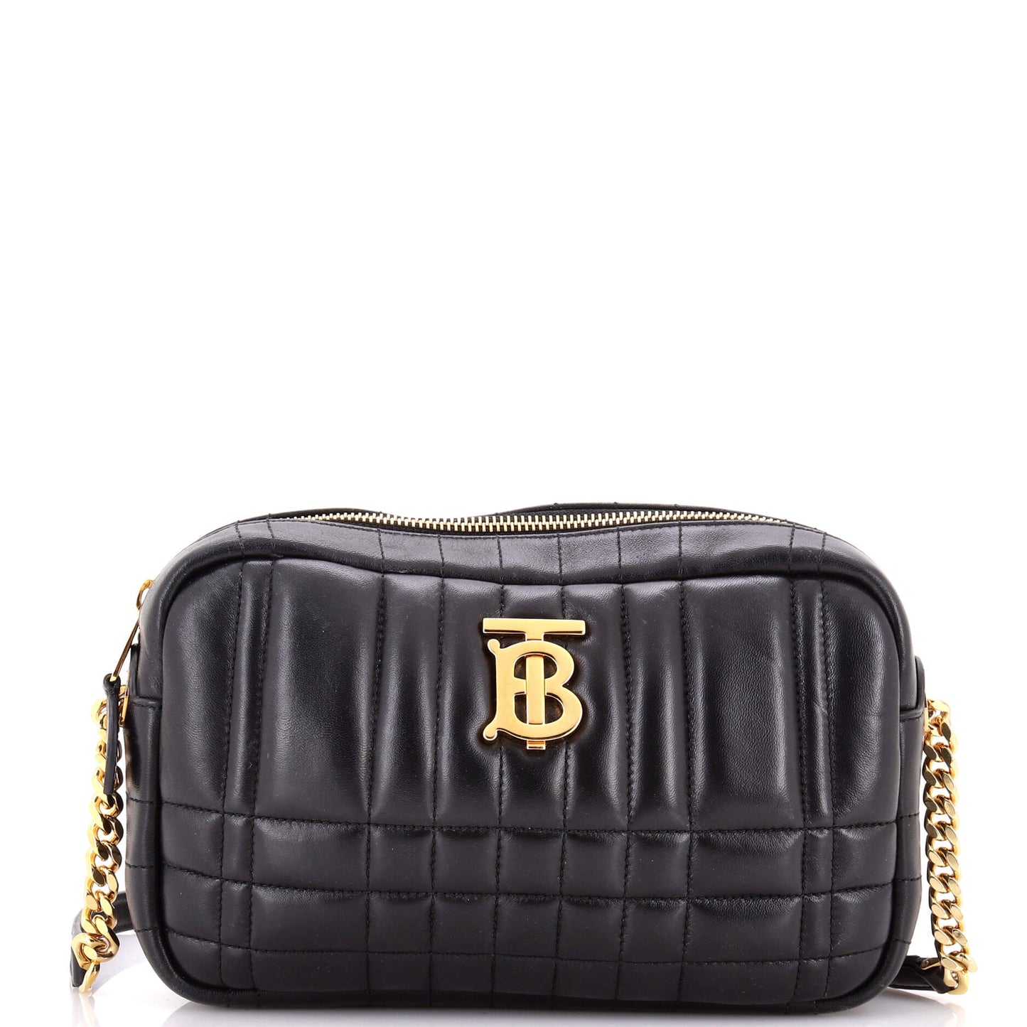 Burberry Lola Camera Bag in Quilted Leather, Small