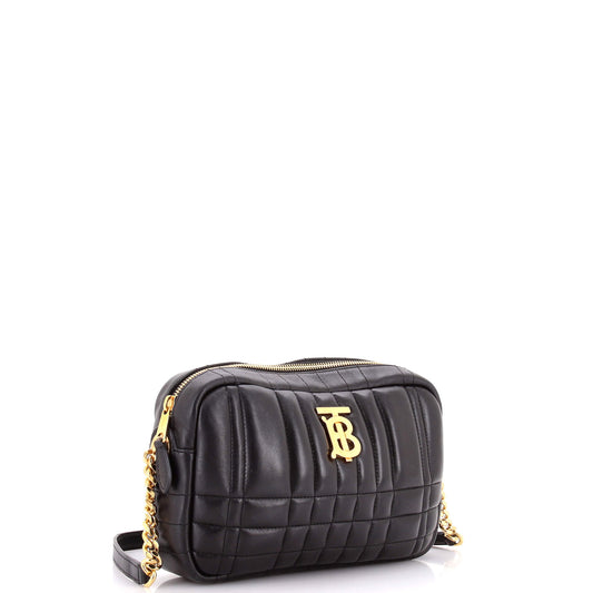Burberry Lola Camera Bag in Quilted Leather, Small