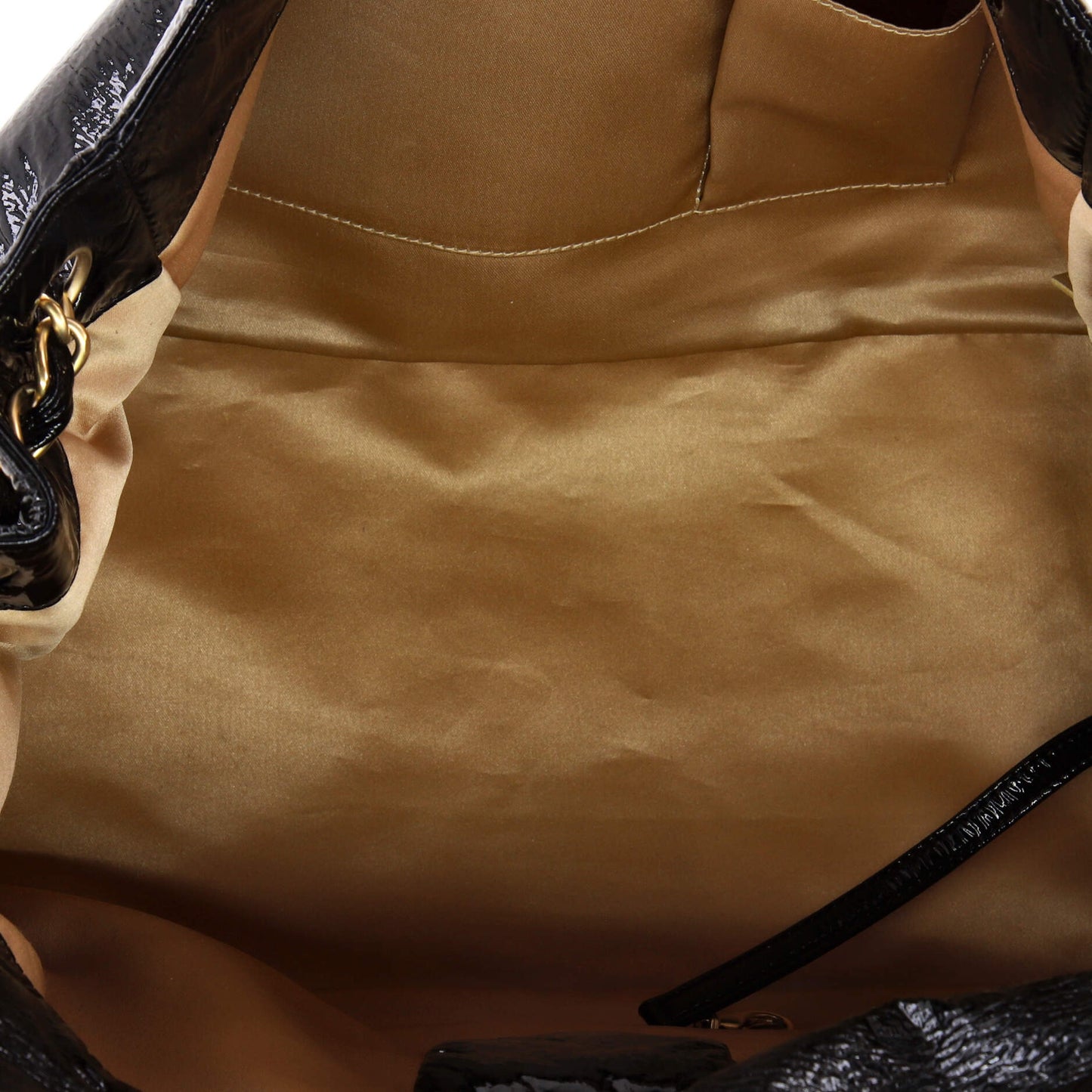 Chanel Lock & Chain Flap Bag in Patent Vinyl, Medium